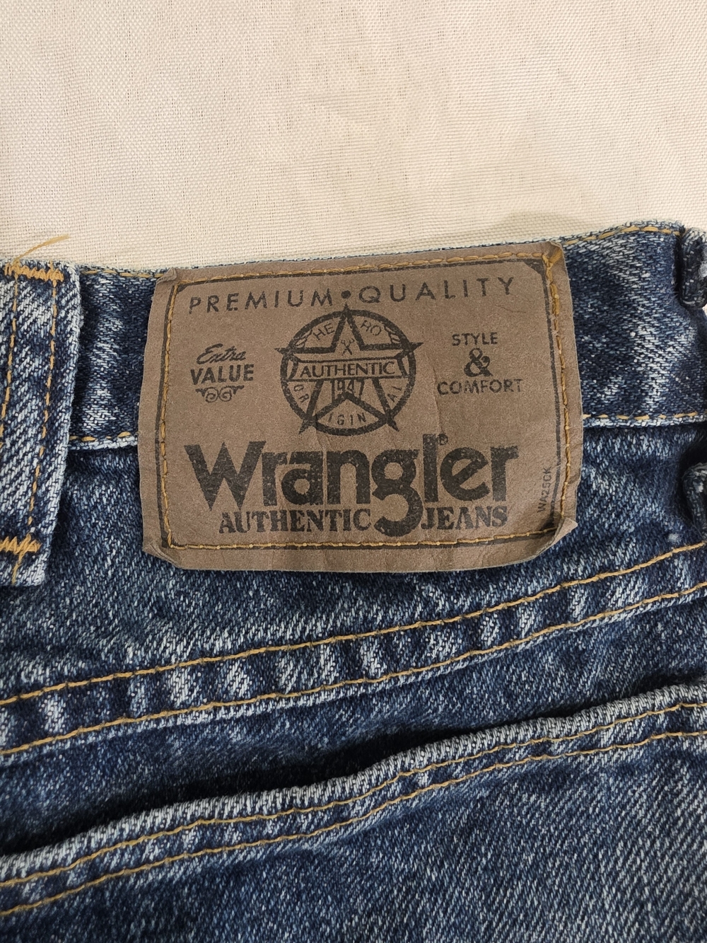 Wrangler Authentic Denim Collection Blue Wash Jeans Men W38 L34